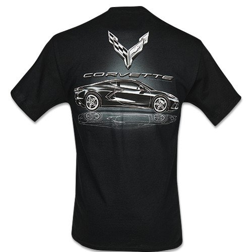 2020-2025 Corvette C8 Metallic Tonal T-Shirt